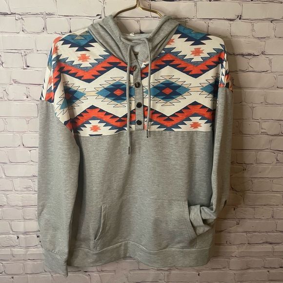 Ladies Comfy ETCYY Hoodie🩶Size M - Picture 2 of 5